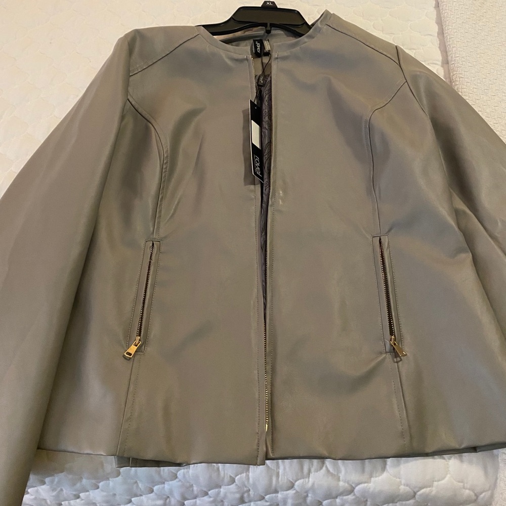 NWT Ravel USA Vegan Faux Leather Jacket